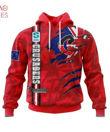 Super Rugby Bnz Crusaders, Specialized Jersey Concepts With National Flag 3D Hoodie