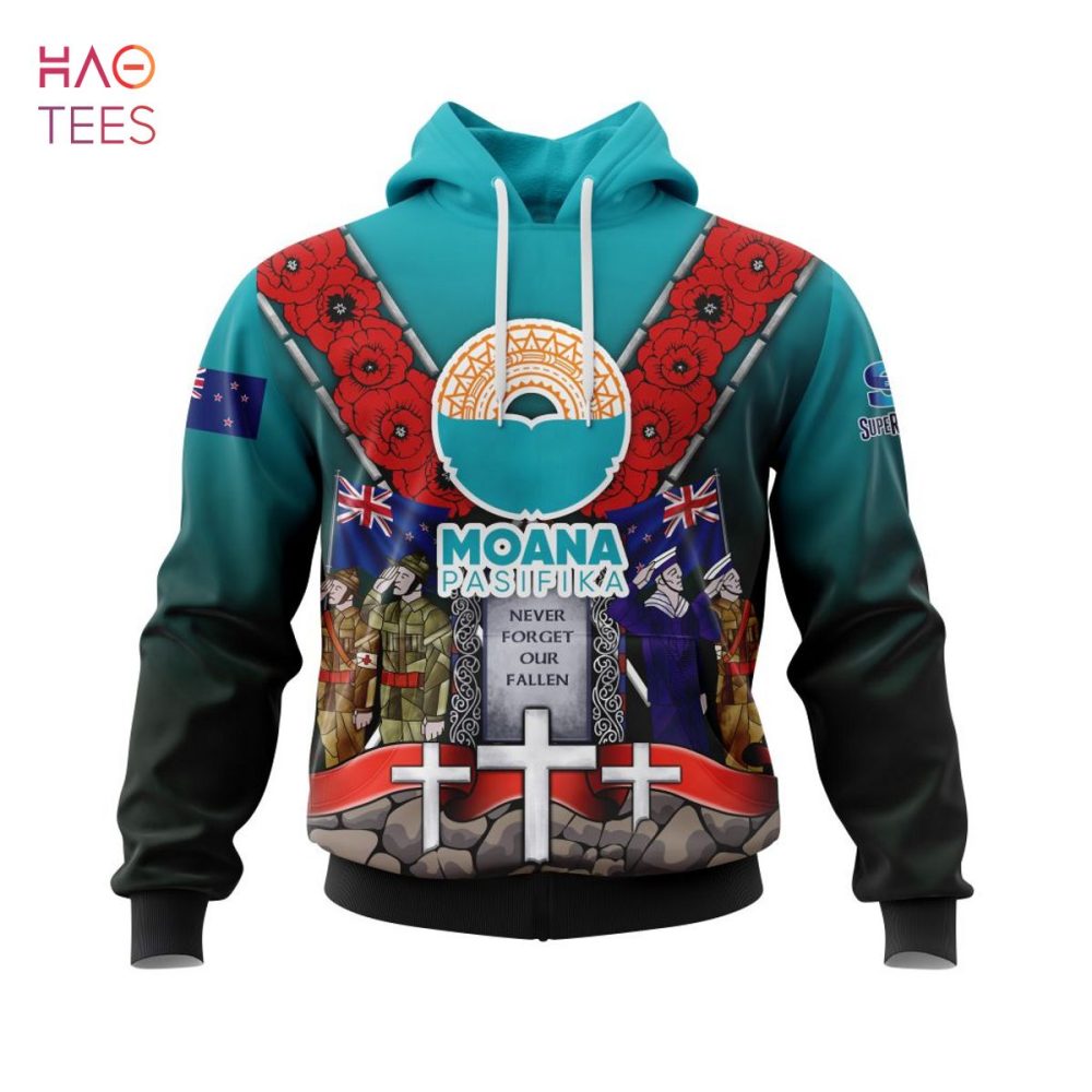 Super Rugby Moana Pasifika, Specialized Anzac Jersey Concepts 3D Hoodie