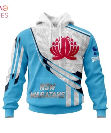 Super Rugby New South Wales Waratahs, Specialized Jersey Concepts 3D Hoodie Limited Edition