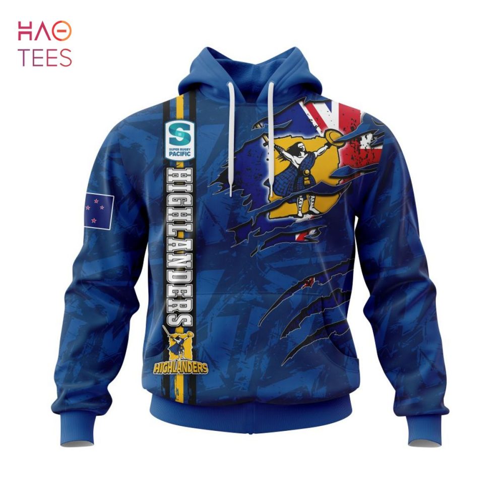 Super Rugby Speight’S Highlanders, Specialized Jersey Concepts With National Flag 3D Hoodie