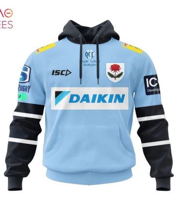 Super Rugby Waratahs 2021 Home Jersey, Personalized Name & Number 3D Hoodie