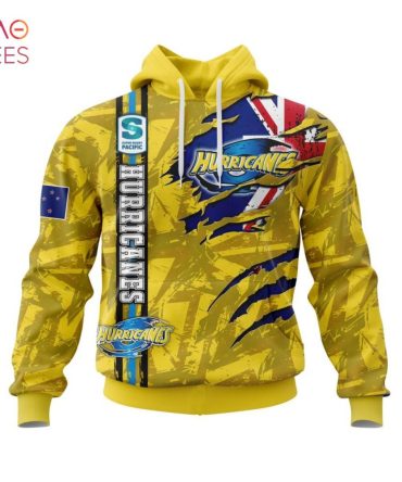 Super Rugby Wellington Hurricanes, Specialized Jersey Concepts With National Flag 3D Hoodie