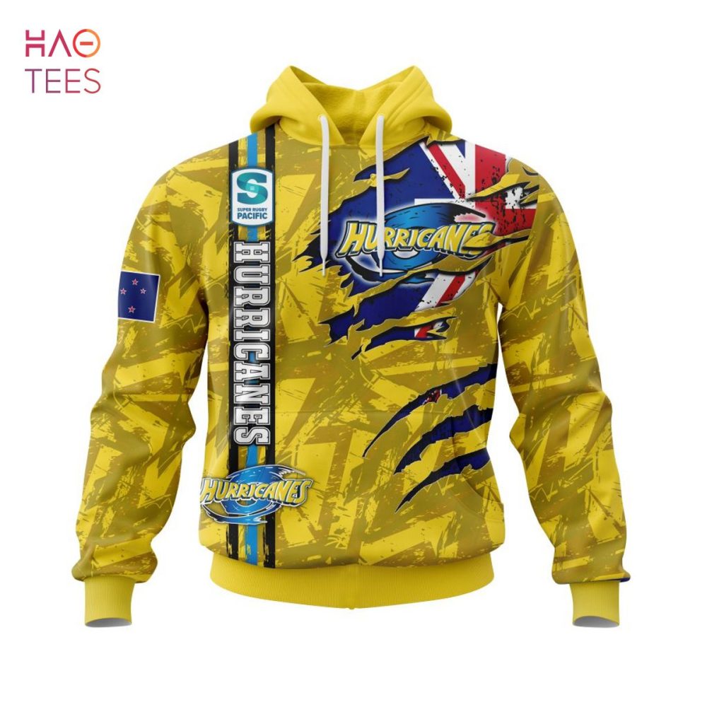 Super Rugby Wellington Hurricanes, Specialized Jersey Concepts With National Flag 3D Hoodie
