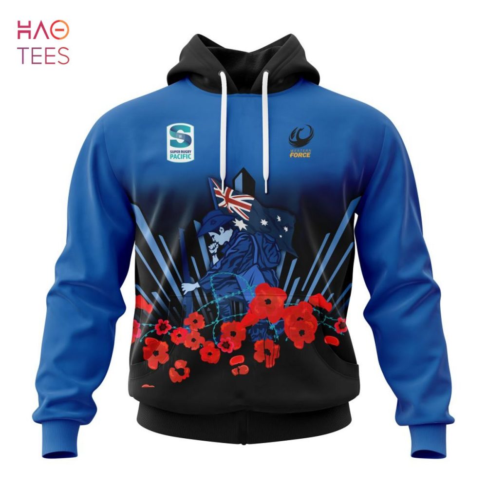Super Rugby Western Force, Specialized 2022 Anzac Jersey Concepts 3D Hoodie