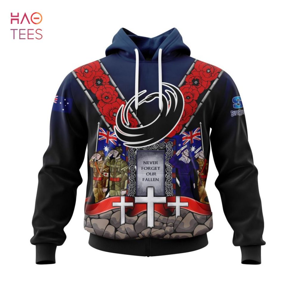 Super Rugby Western Force, Specialized Anzac Jersey Concepts 3D Hoodie