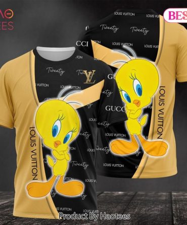 Tweety Cartoon Louis Vuitton 3D T-Shirt Brand