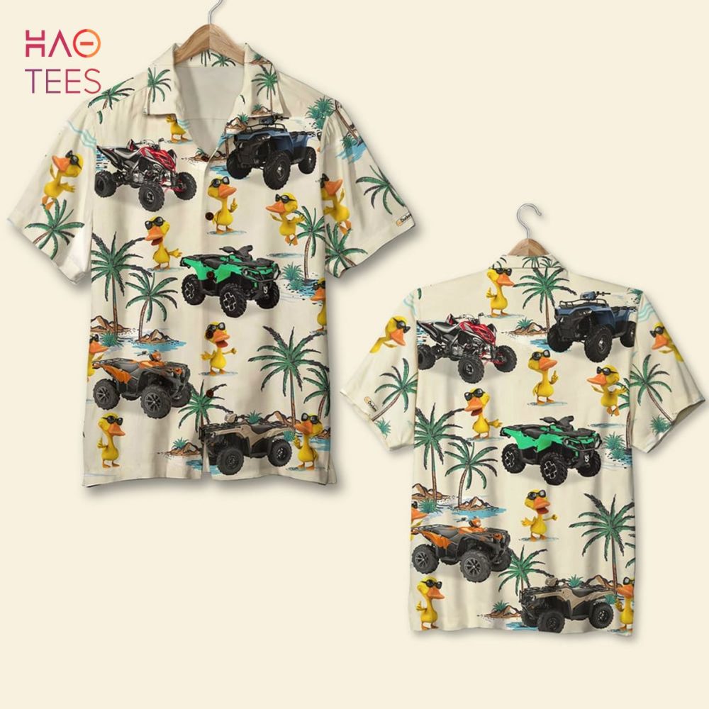 Atv Racing Duck Hawaiian Shirt