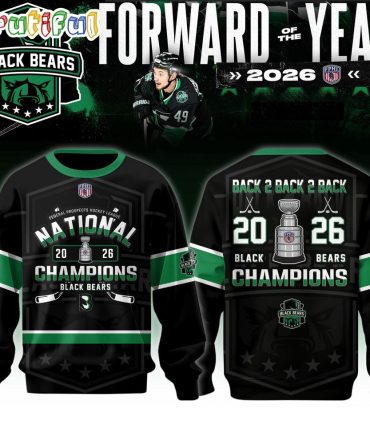 Binghamton Black Bears 2026 Fphl Champions Three-Peat Limited Edition Sweatshirt