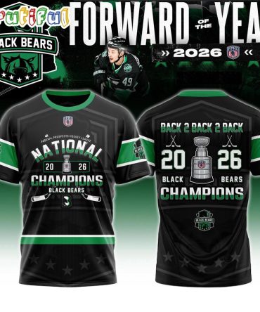 Binghamton Black Bears 2026 Fphl Champions Three-Peat Limited Edition T Shirt