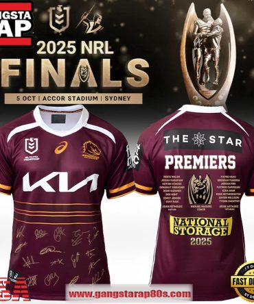 Brisbane Broncos Champions Nrl 2025 Limited Edition Football Jersey