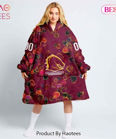 Brisbane Broncos Special Logo Design _Oodie, Flanket, Blanket Hoodie, Snuggie