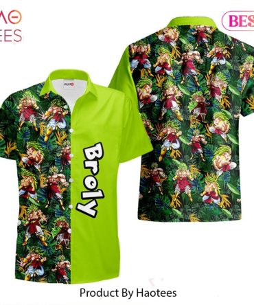Broly Hawaiian Shirts Custom Anime Merch Clothes For Men Women