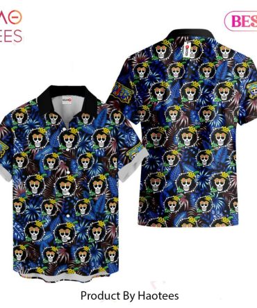Brook Symbol Hawaiian Shirts Custom Anime Merch Clothes For Men Women