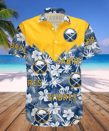 Buffalo Sabres Hawaii Shirt Tropical Seamless- Nhl