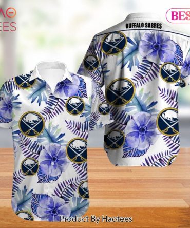 Buffalo Sabres Hawaiian Shirt Tropical Flowers Summer For Fans