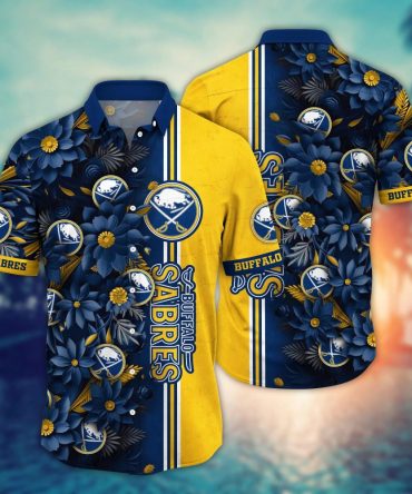 Buffalo Sabres Nhl Hawaiian Shirt Custom Camping Aloha Shirt