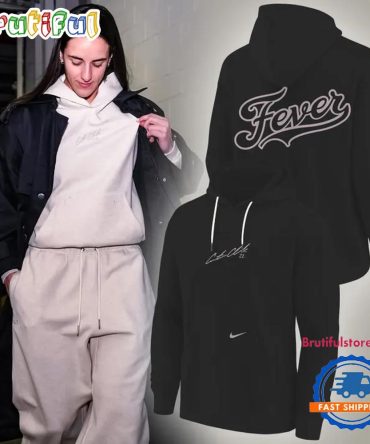 Caitlin Clark Indiana Fever Signature 2026 Black Hoodie