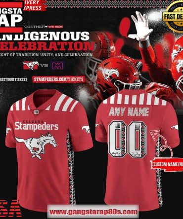 Calgary Stampeders 2025 Indigenous Celebration Special Custom Football Jersey