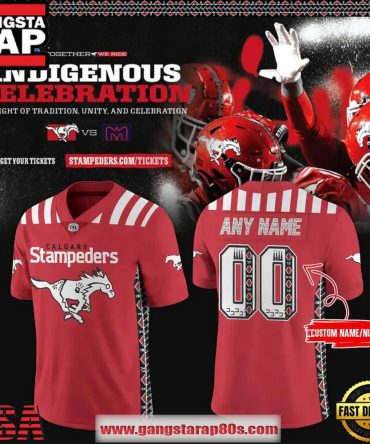 Calgary Stampeders 2025 Indigenous Month Limited Edition Custom Football Jersey