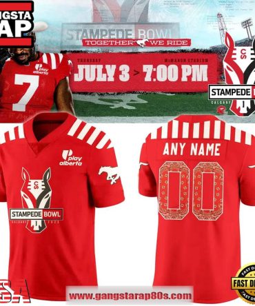 Calgary Stampeders 2025 Stampede Bowl Limited Edition Custom Football Jersey
