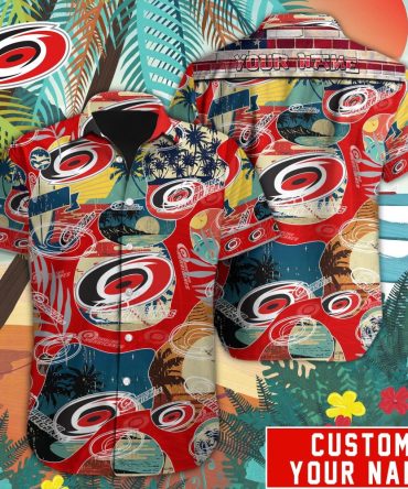 Carolina Hurricanes Custom Name Hawaiian Shirt