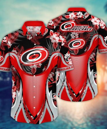 Carolina Hurricanes Nhl Hawaiian Shirt Coconut Water Dribbling Game Shirts