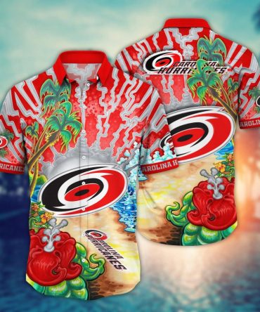 Carolina Hurricanes Nhl Hawaiian Shirt Firefliestime Aloha Shirt