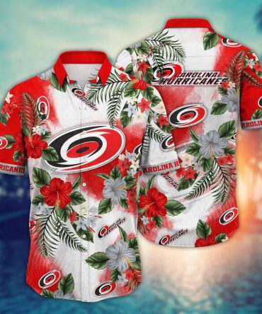 Carolina Hurricanes Nhl Hawaiian Shirt Music Festivalstime Aloha Shirt