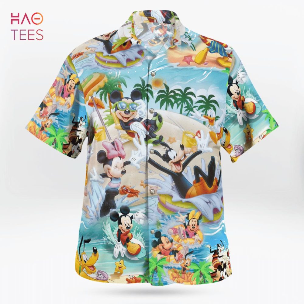 Cartoon Hawaiian Shirt & Beach Shorts - Image 2