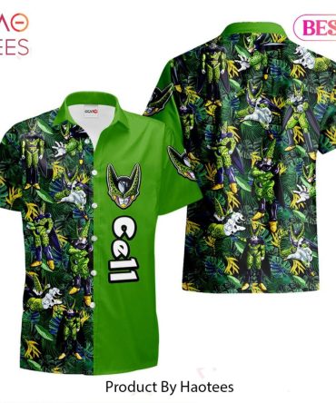 Cell Hawaiian Shirts Custom Anime Merch Clothes For Men Women