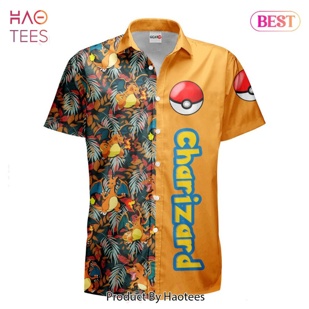 Charizard Hawaiian Shirts Custom Anime Merch Clothes For Men Women Hot Trend 2023 - Image 2