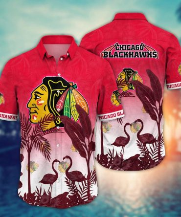 Chicago Blackhawks Nhl Hawaiian Shirt Road Tripstime Aloha Shirt