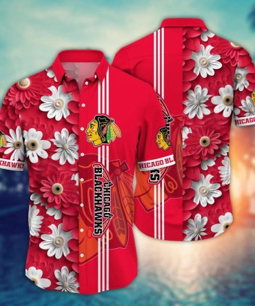 Chicago Blackhawks Nhl Hawaiian Shirt Summery Aloha Shirt