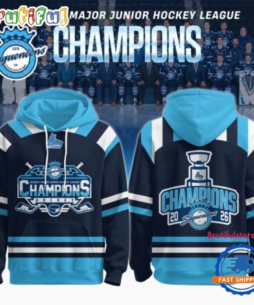 Chicoutimi Sagueneens 2026 Qmjhl Champions Limited Edition Hoodie