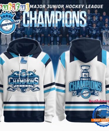 Chicoutimi Sagueneens 2026 Qmjhl Champions New Design Hoodie