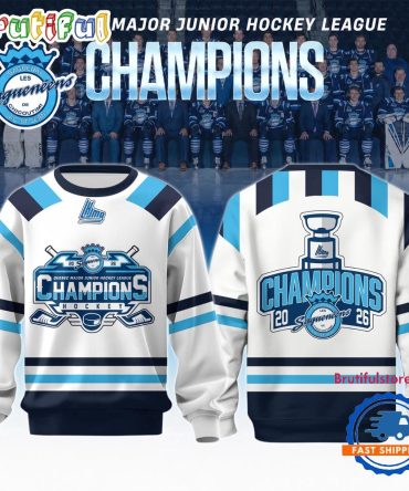 Chicoutimi Sagueneens 2026 Qmjhl Champions New Design Sweatshirt