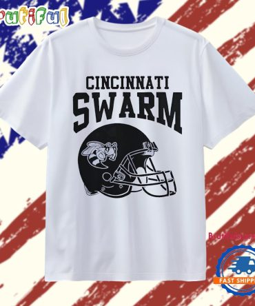 Cincinnati Swarm Hornet Swarm Attack Football Vintage 2026 Logo T Shirt