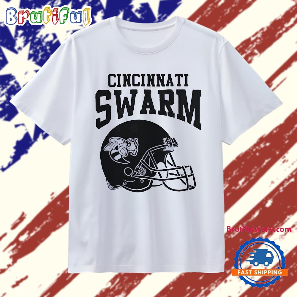 Cincinnati Swarm Hornet Swarm Attack Football Vintage 2026 Logo T Shirt