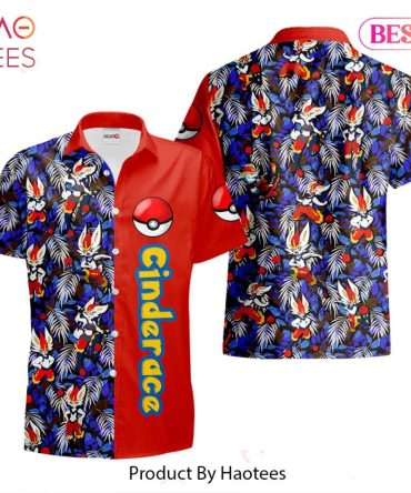 Cinderace Hawaiian Shirts Custom Anime Merch Clothes For Men Women