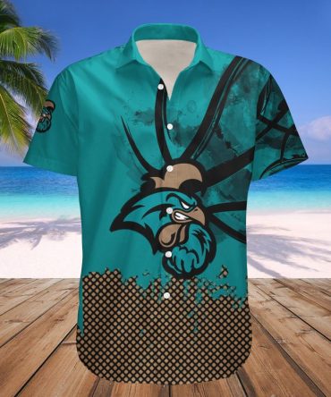 Coastal Carolina Chanticleers Hawaii Shirt Basketball Net Grunge Pattern – Ncaa