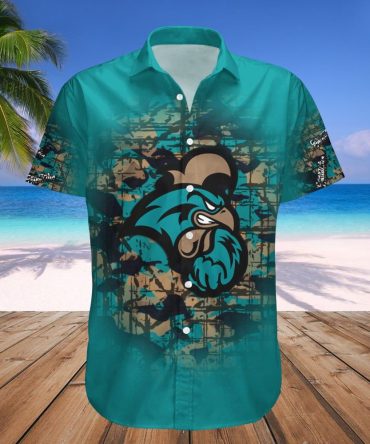 Coastal Carolina Chanticleers Hawaii Shirt Camouflage Vintage – Ncaa