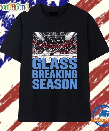 Colorado Avalanche Hockey Glass Breaking Season T Shirt