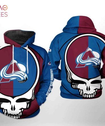 Colorado Avalanche Nhl Grateful Dead 3D Printed Hoodie