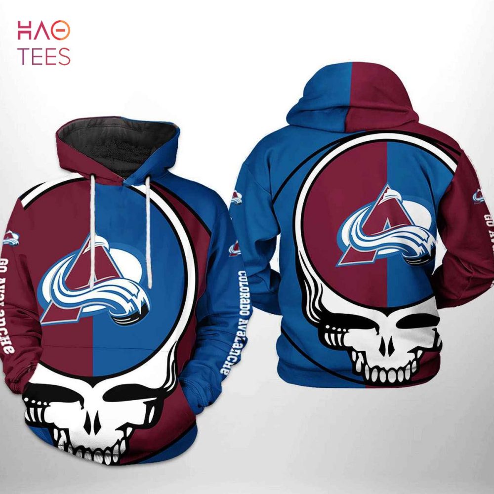 Colorado Avalanche Nhl Grateful Dead 3D Printed Hoodie