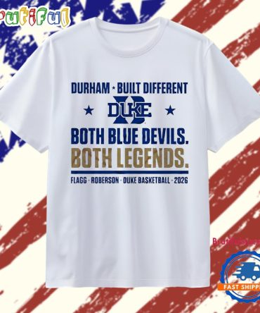 Cooper Flagg Both Legends Both Duke Blue Devils Basketball T Shirt