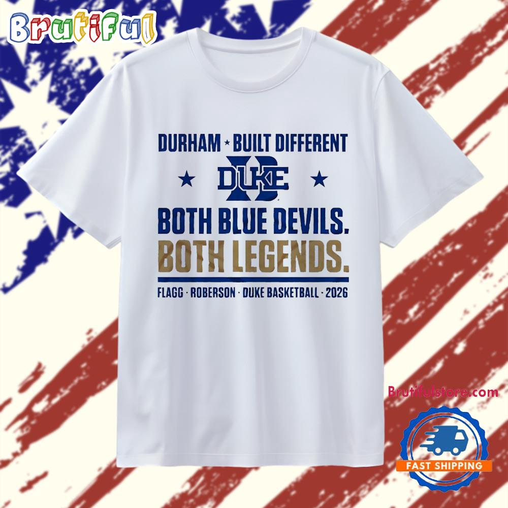 Cooper Flagg Both Legends Both Duke Blue Devils Basketball T Shirt