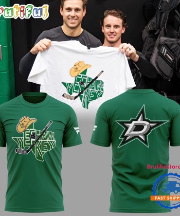 Dallas Stars Yee Hawkey Texas Hockey 2026 All Over Print T Shirt