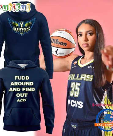 Dallas Wings Azzi Fudd 2026 Limited Edition Navy Hoodie