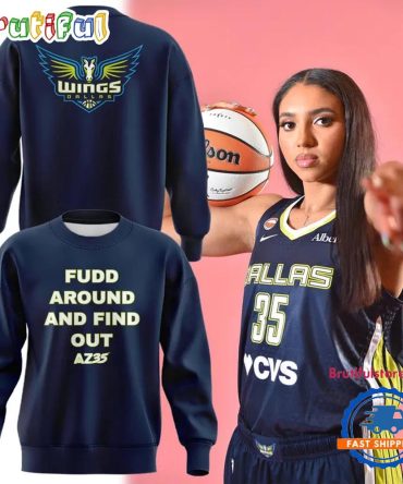 Dallas Wings Azzi Fudd 2026 Limited Edition Navy Sweatshirt