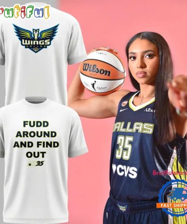 Dallas Wings Azzi Fudd 2026 Limited Edition White T Shirt